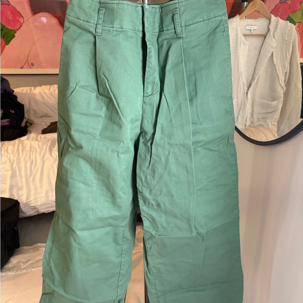 Uniqlo Women’s High-wait Chino Wide Leg Pants - Picture 4 of 5